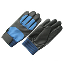 PU Palm Spandex Back Mechanic Work Glove-7102